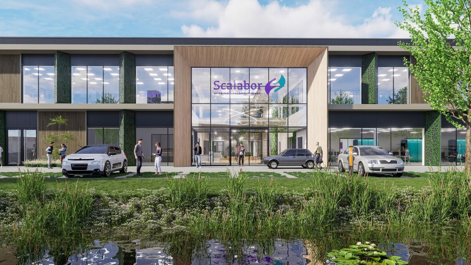 Nieuwbouw energiezuinige sociale werkvoorziening Scalabor in Arnhem